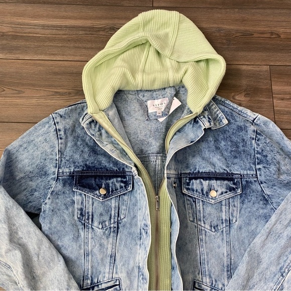 Samantha Sipos Zinna Hooded Denim Jacket - Picture 6 of 15